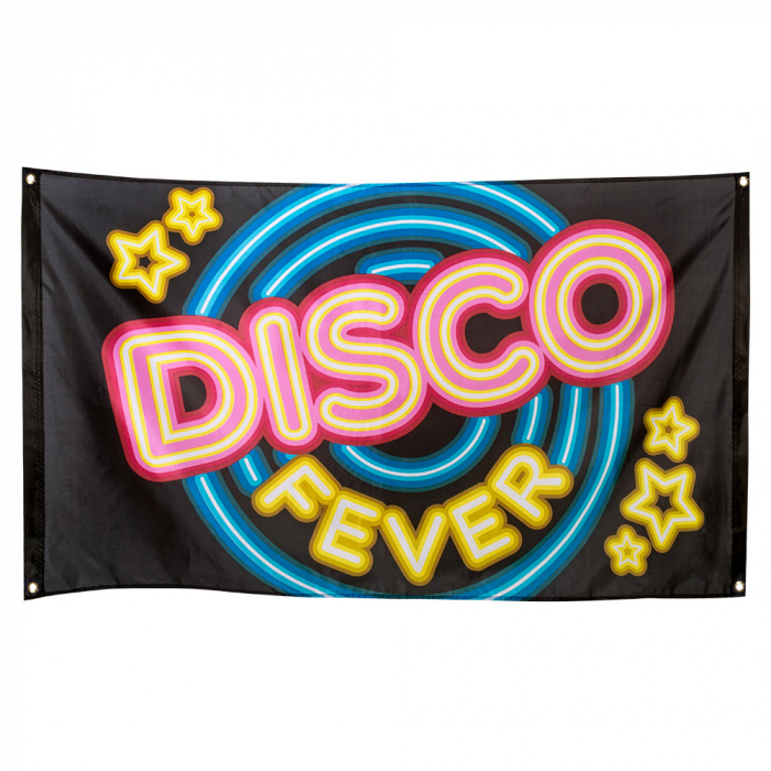 Disco Banner 90x150 cm - Festlig Dekoration til Dit Event