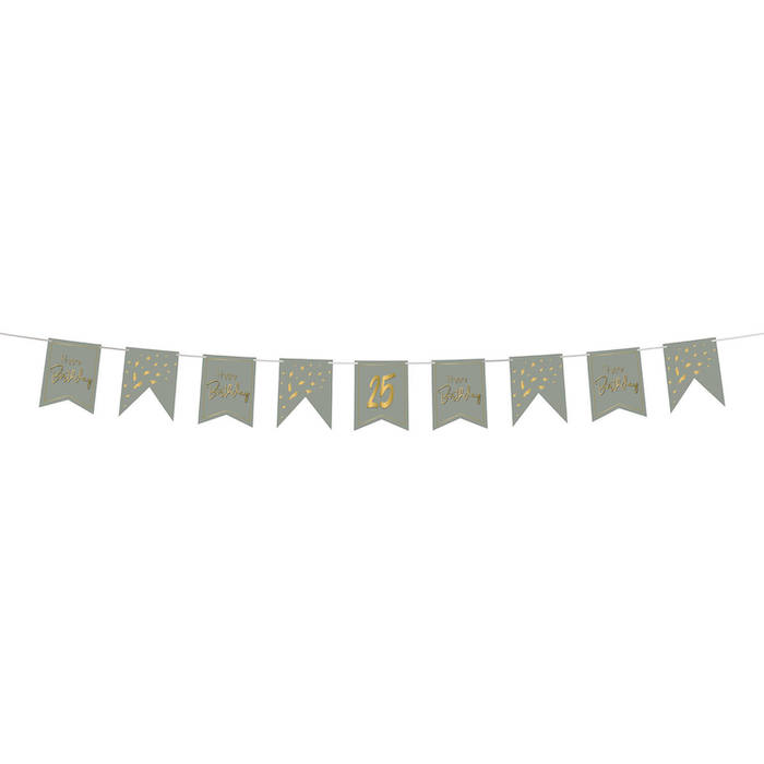 DIY Fødselsdagsguirlande Golden Dawn - 4 m til Festen
