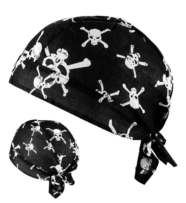 Dødningehoved Bandana i Sort - Fantastisk Tilbud!