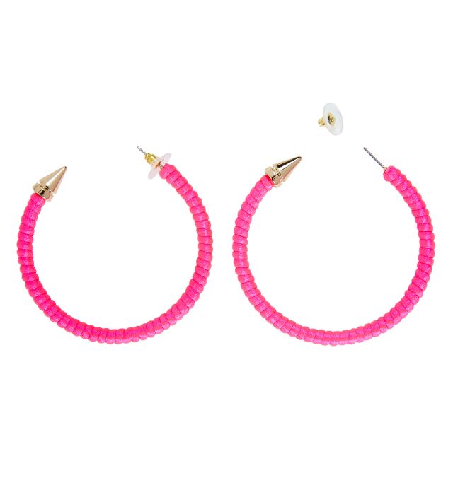 80 Øreringe Hoops i Pink - Fantastisk Tilbud!