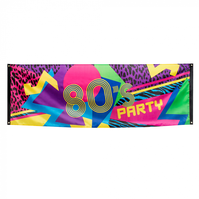 Farverigt 80 Banner 74x220 cm - Fantastisk tilbud!