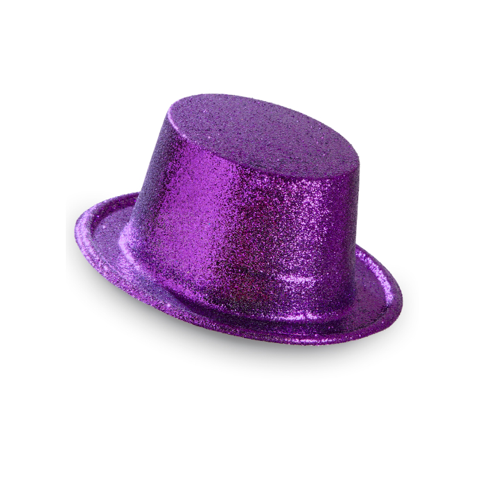 Lilla Glitter Festhat til Festlige Anledninger