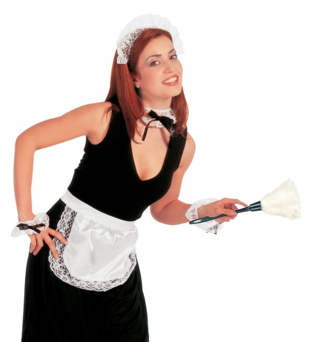Fransk Stuepige Kostume - Fantastisk Tilbud!