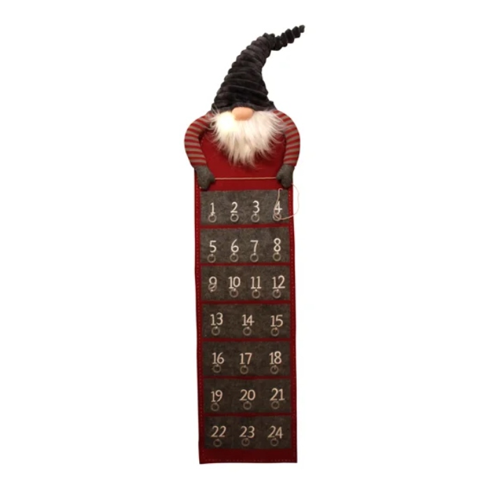 LED Pakkekalender med Nisse - Skab Magisk Jul!