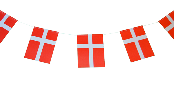 Farverig Guirlande med A5 Flag – 2,5 Meter Festpynt