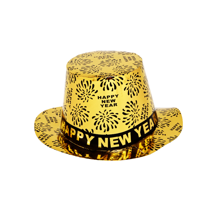 Guld Festhat til Nytår - Fejr med stil!