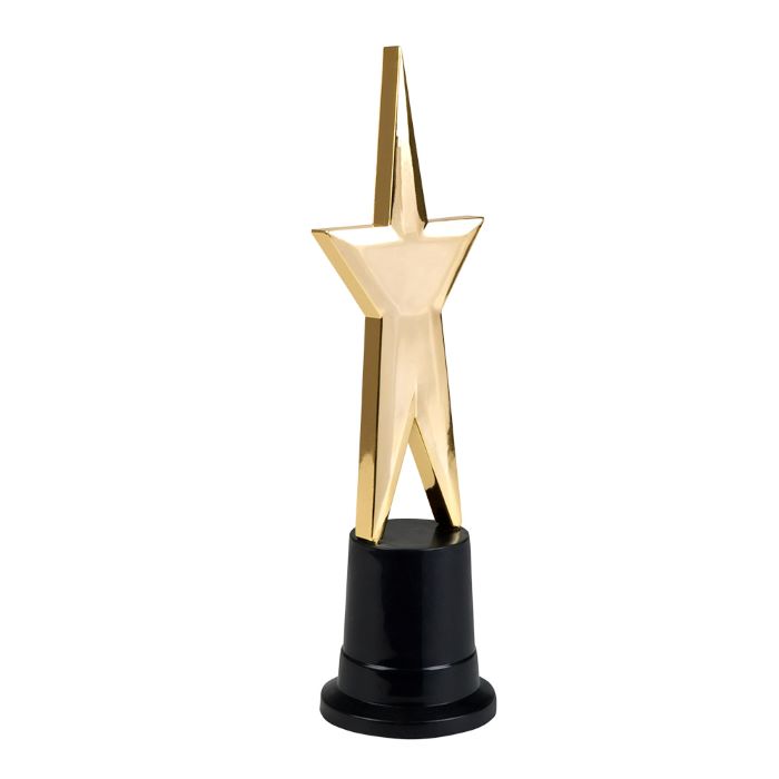 Guld Stjerne Pokal 22 cm - Fantastisk tilbud!