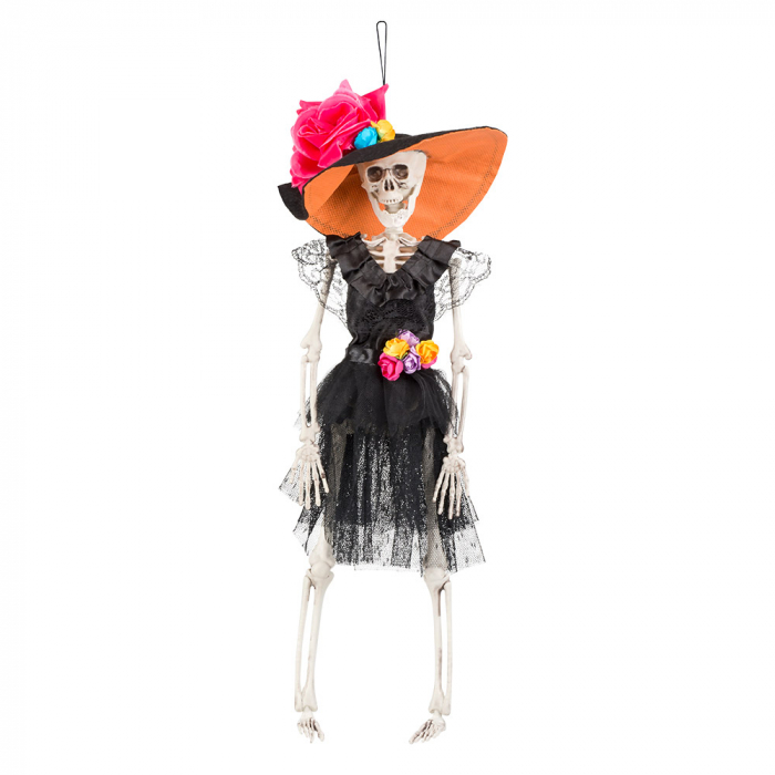 Hængende Skelet af Day of the Dead - 40 cm til Festen
