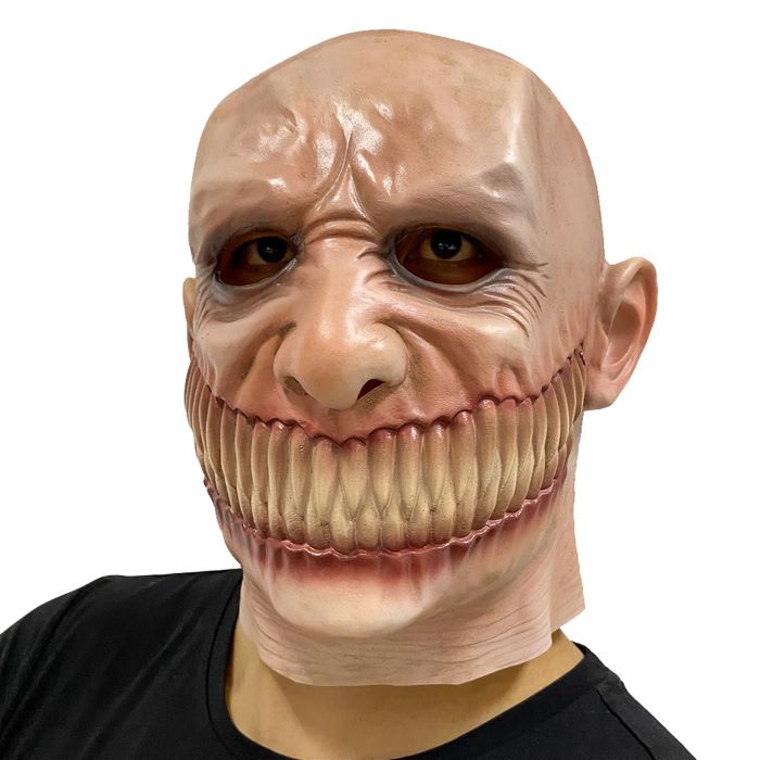 Skræmmende Halloween Dæmon Maske med Frygtelige Tænder