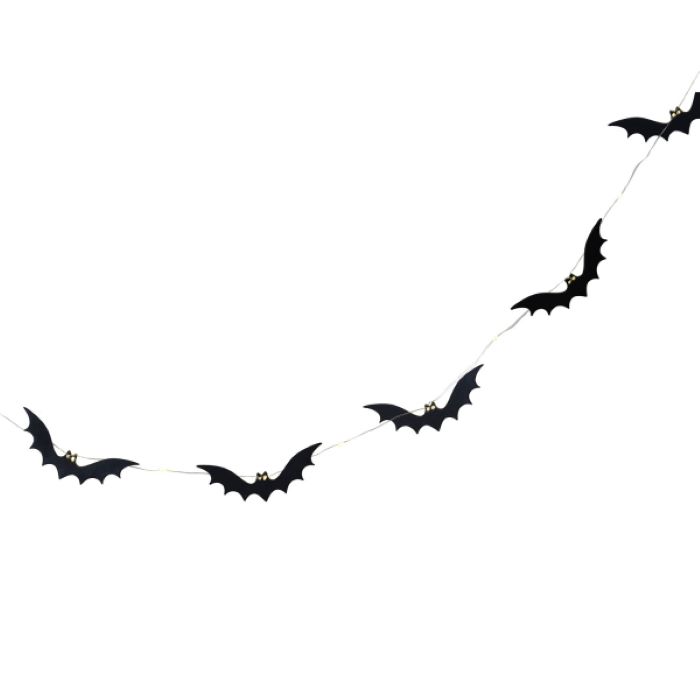 Halloween Flagermus LED Lyskæde til Feststemning