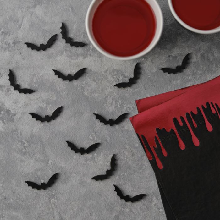 Halloween Flagermus Træ Konfetti - Perfekt til Fest!