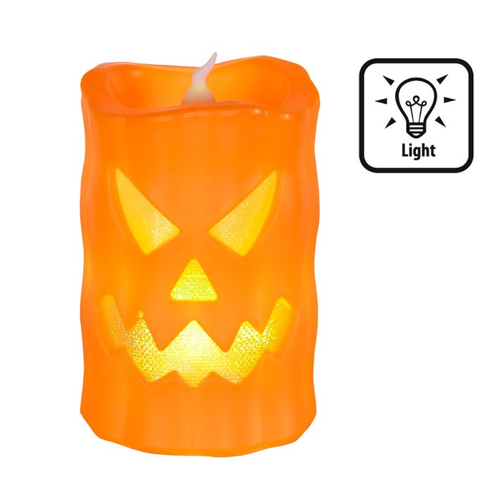 Halloween Led Græskar Lys 10x6
