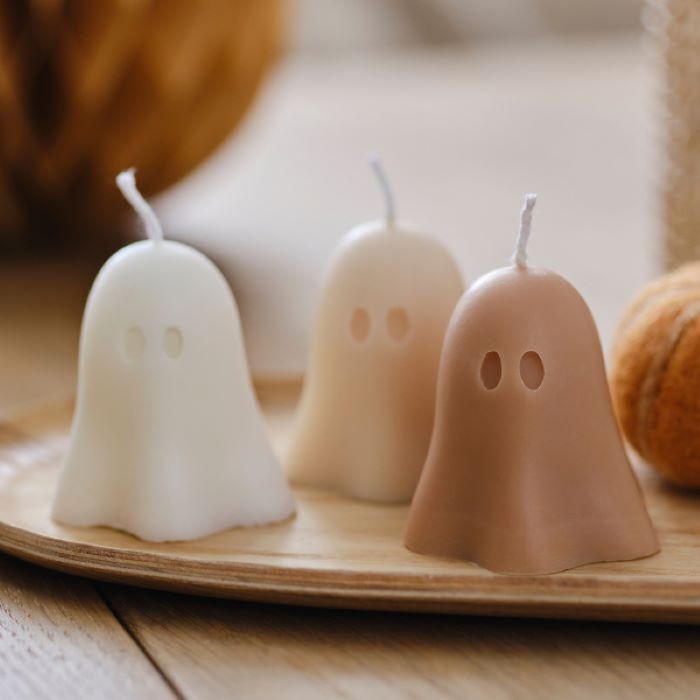 Halloween Spøgelse Vokslys - Fantastisk tilbud!