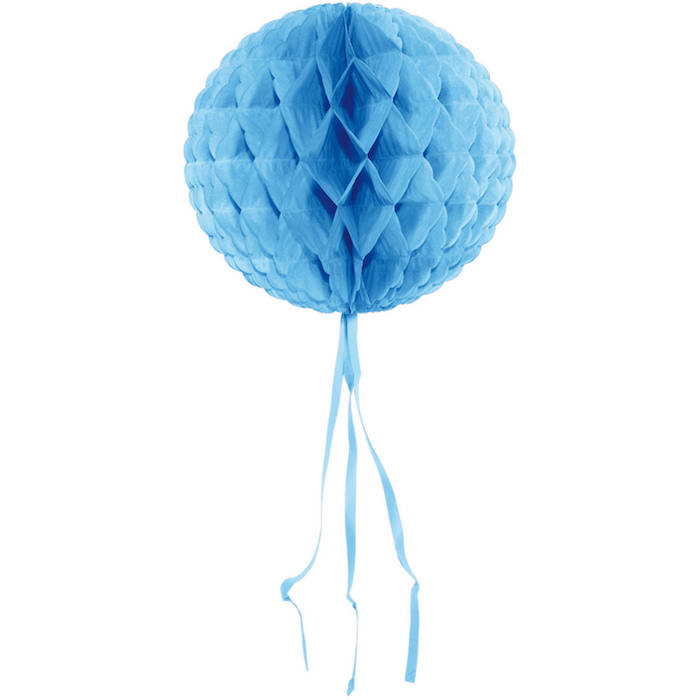 Honeycomb Dekoration Lyseblå 30 cm - Skab Hygge!