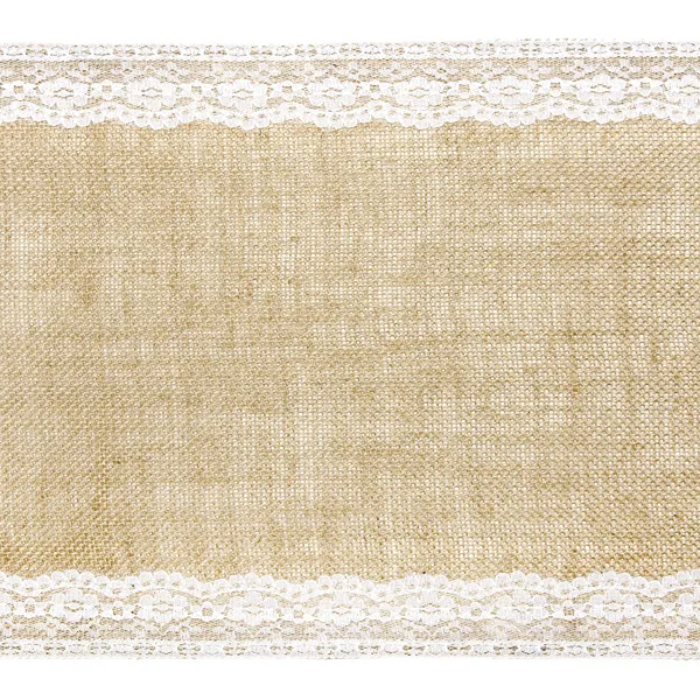 Jute Bordløber 0,28x2,75m - Perfekt til Festlige Anledninger