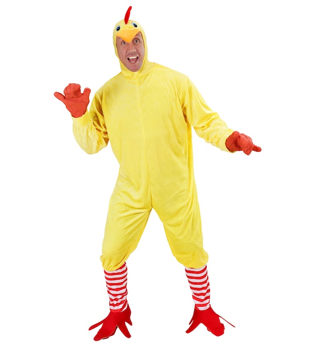 Kylling Kostume Jumpsuit - Fantastisk festoutfit!
