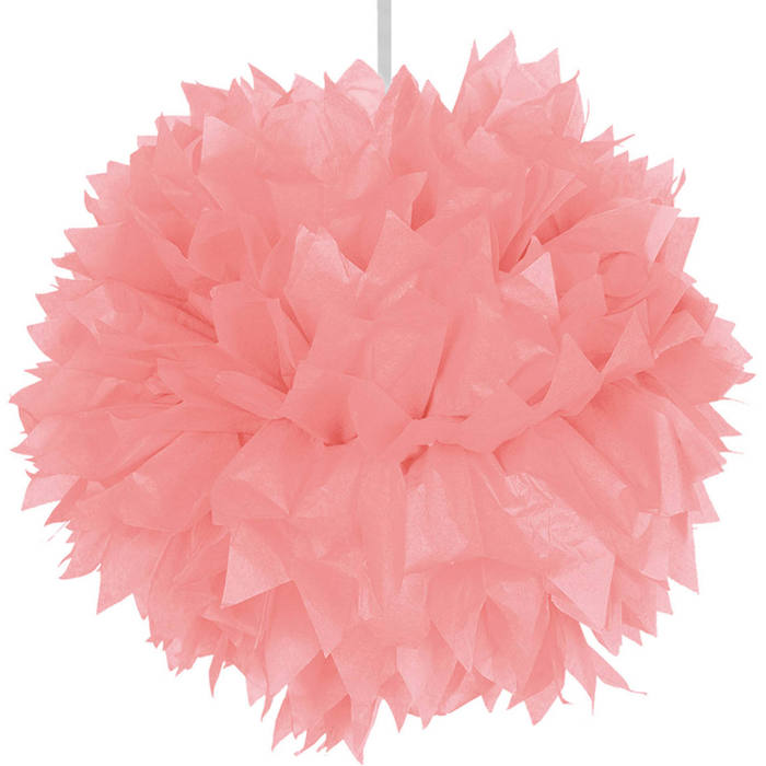 Lyserød Pompom 30 cm til Festdekorationer