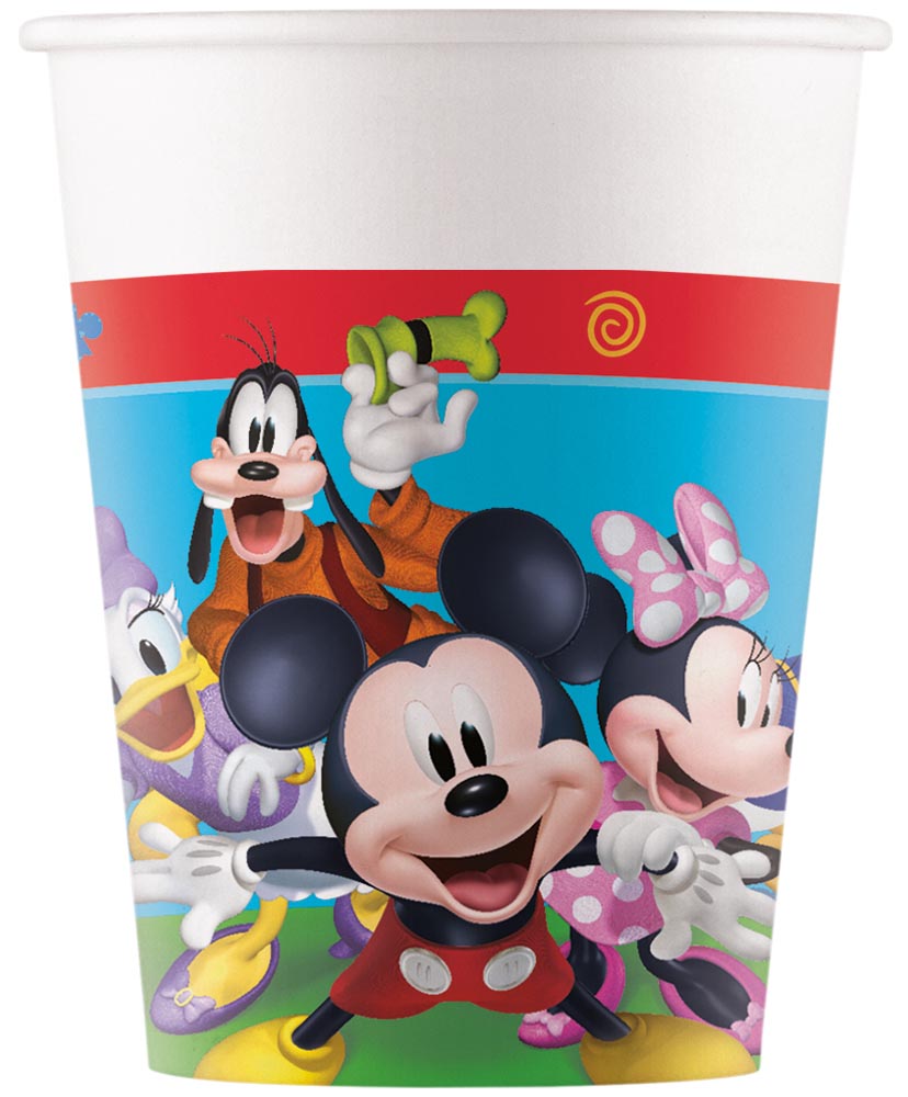 Mickey Mouse Papkrus - 8 stk til Børnefest!