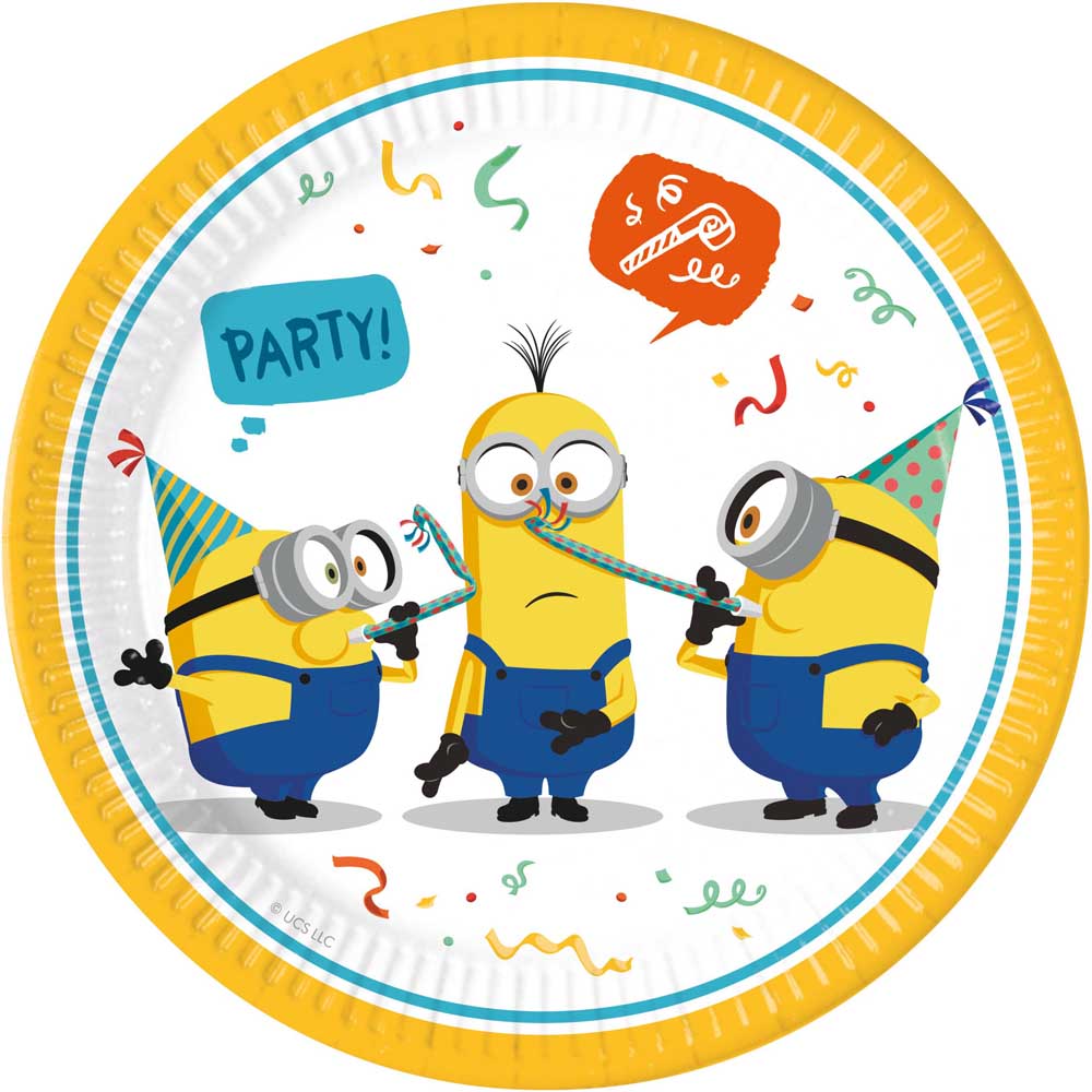 Minions Paptallerkner – Uundgåelige til Fødselsdagsfesten!