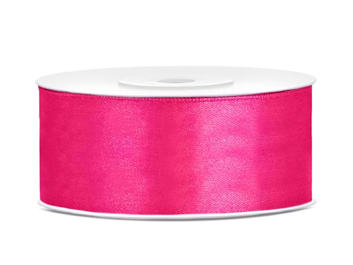 Mørk Pink Satinbånd 25 mm - Perfekt til Festpynt!