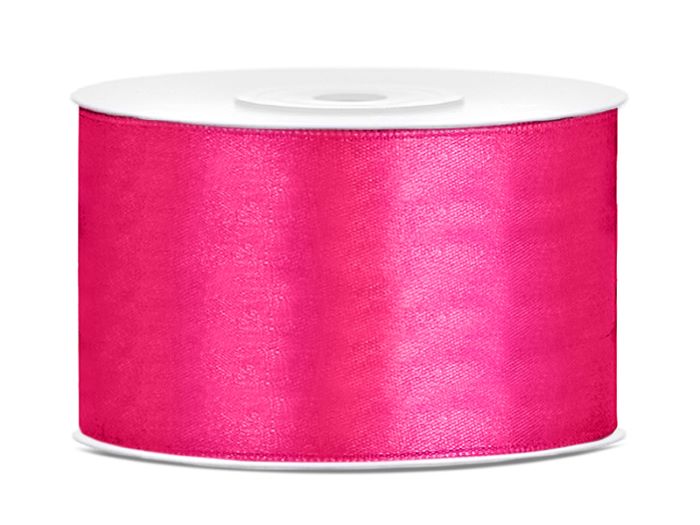 Mørk Pink Satinbånd 38     25