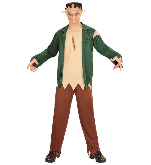 Monster Frankenstein Kostume - 4 Dele til Festen