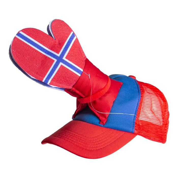 Norge Klaphat Kasket - Fantastisk tilbud hos PartyVikings!