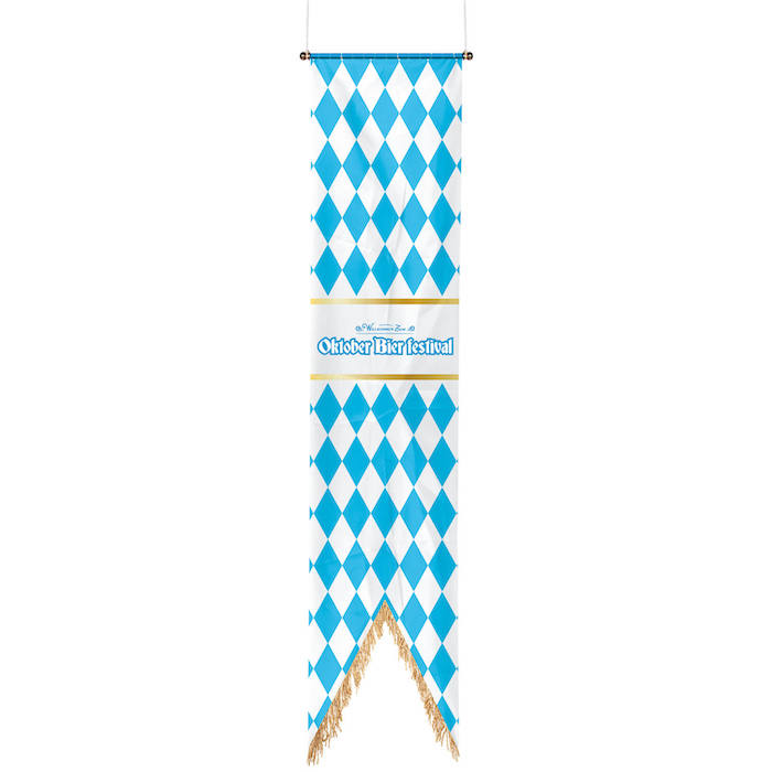 Oktoberfest Ølfestival Banner - Festlig Dekoration 40x180 cm