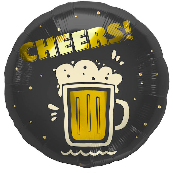 Oktoberfest Cheers Folieballon 45 cm - Festlig Dekoration
