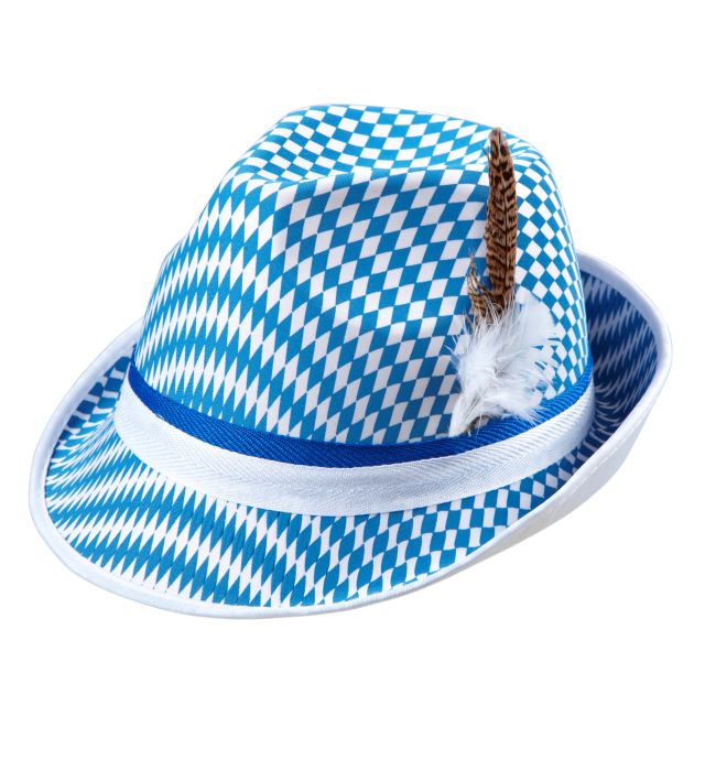 Oktoberfest Fedora Hat Med Fjer