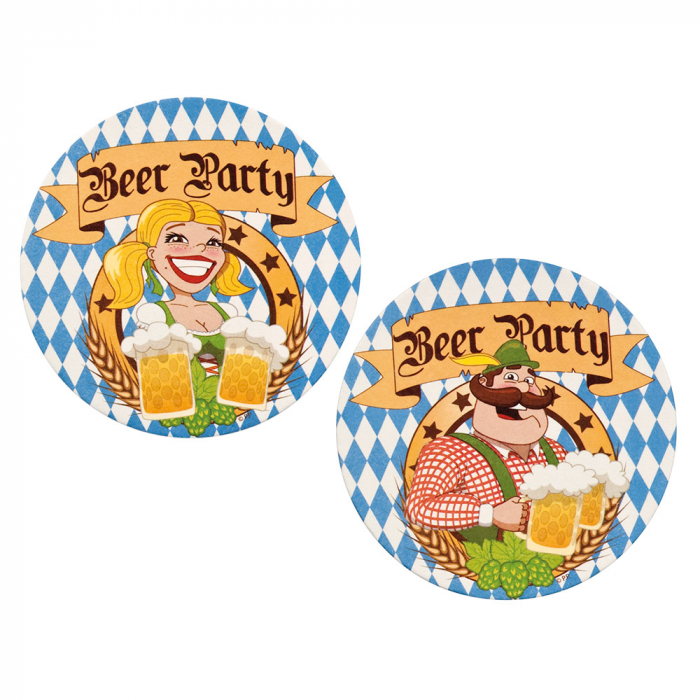 Oktoberfest Glasbrikker til Øl Fest - 10 stk.