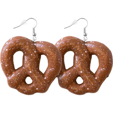 Oktoberfest Pretzel Kringle øreringe til festlige anledninger