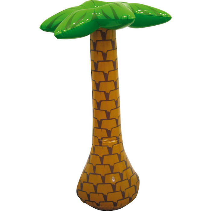 Oppustelig Palmetræ 65 cm til Hawaii Tema Fest