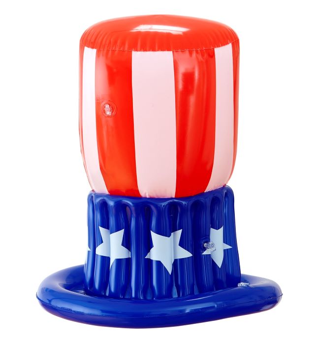 Oppustelig Top Hat USA - Perfekt til Temafest!