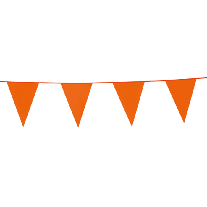 Orange Flagguirlande - Perfekt til festlige anledninger!
