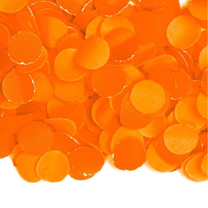 Orange Løs Konfetti - Perfekt til festlige anledninger!