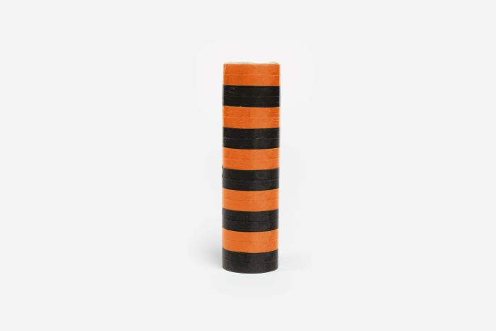 Orange og Sort Halloween Serpentiner - Festlig Dekoration