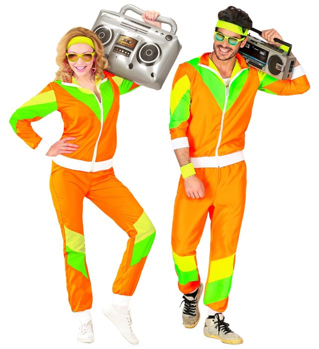 Orange Retro Træningsdragt - Fantastisk Tilbud!
