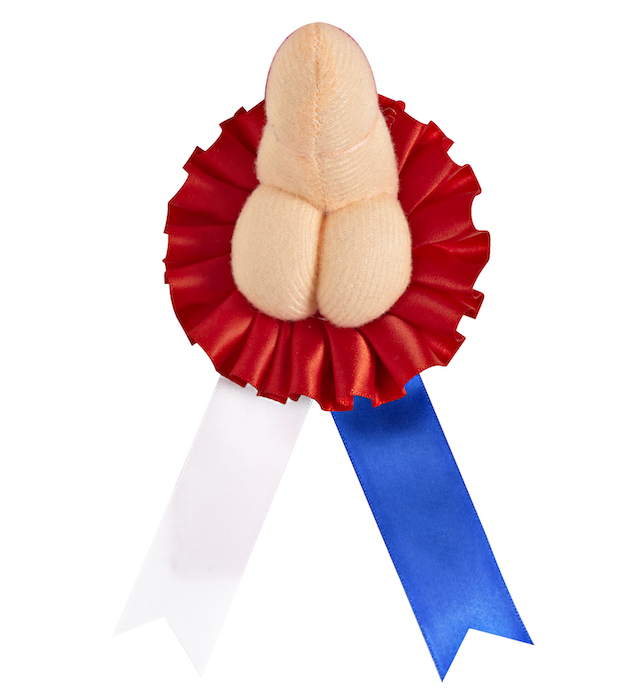 Penis Medalje Rosette - Festlig Præmie til Sjove Begivenheder