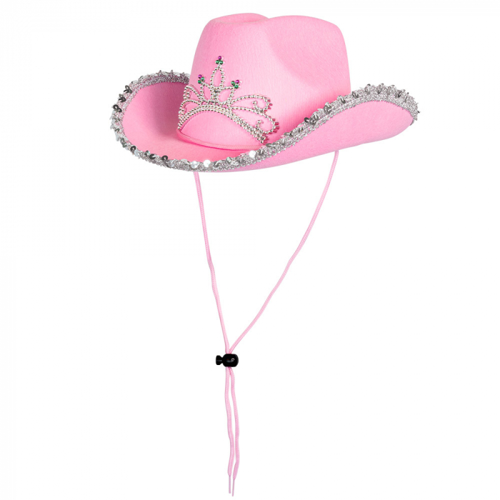 Pink Glimmer Cowboy Hat til Børn - Fantastisk Tilbud!