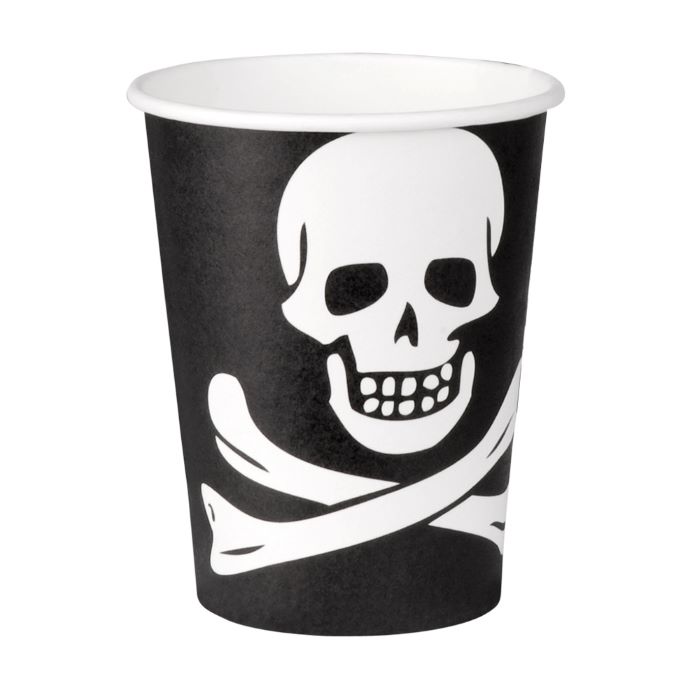 Piratkop med Dødningehoved - 210 ml til Festen!
