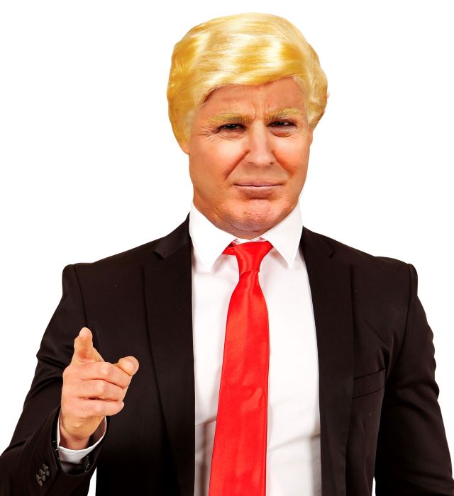 Præsident Blond Paryk - Onesize Tilbud!