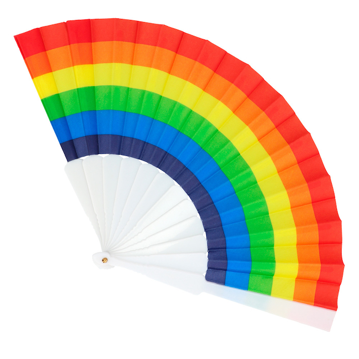 Pride Regnbue Vifte 23 cm til Festlige Begivenheder