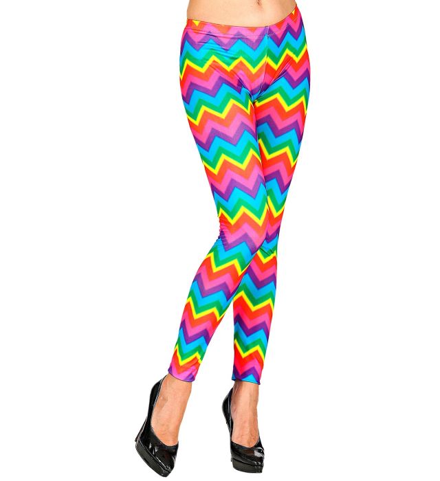 Regnbue Leggings til Temafesten - Fantastisk Tilbud!