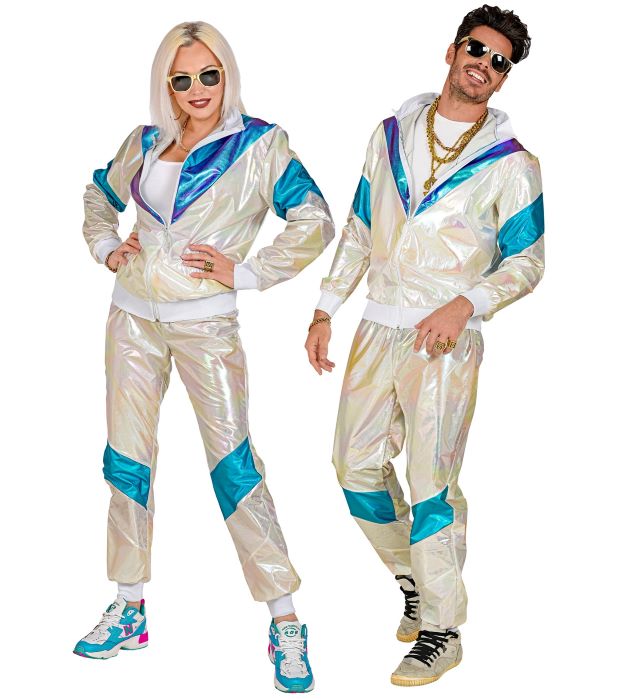 Retro Holografisk Træningsdragt - Tilbud!