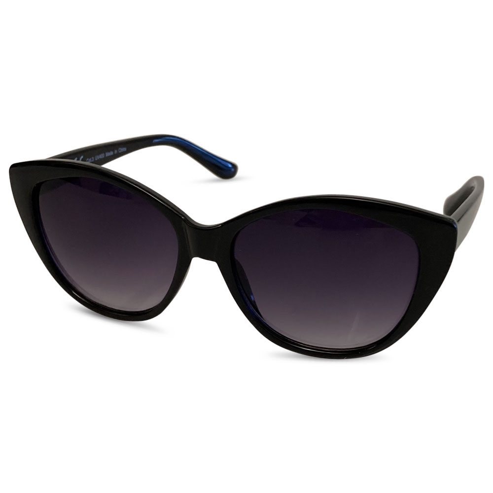 Cateye solbrille "Carroll" i sort – Fantastisk tilbud!