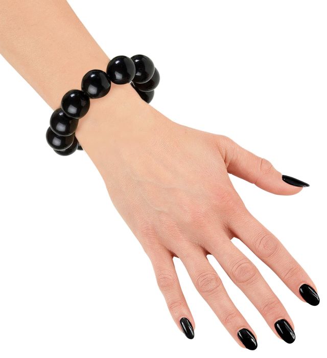 Sort 70   Perle Armbånd
