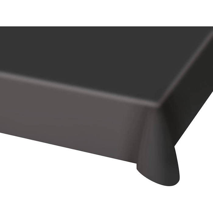 Sort Plastik Dug 130x180 cm - Perfekt til Fest!