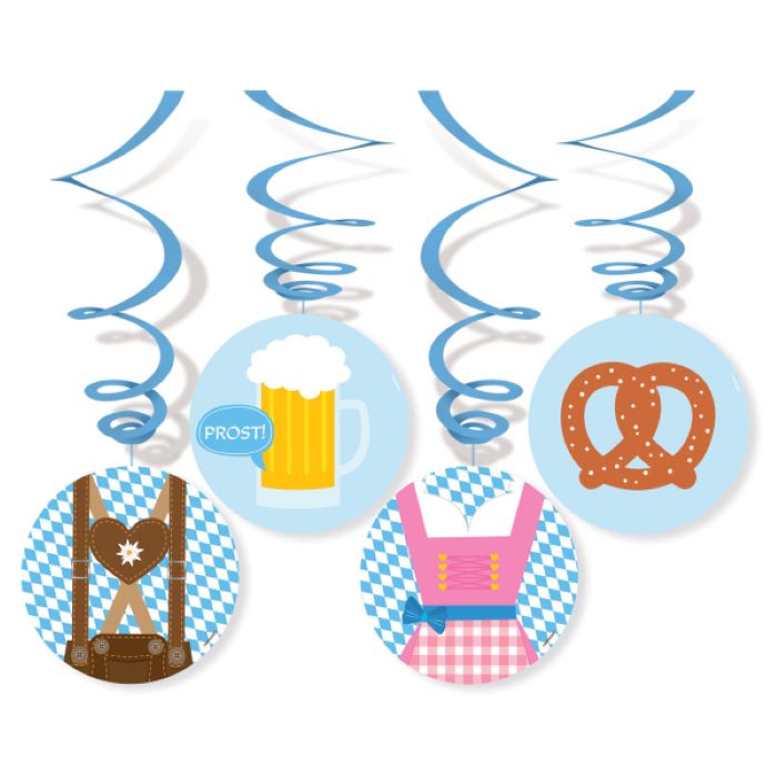 Oktoberfest Swirls - Festlig Dekoration 4x80 cm