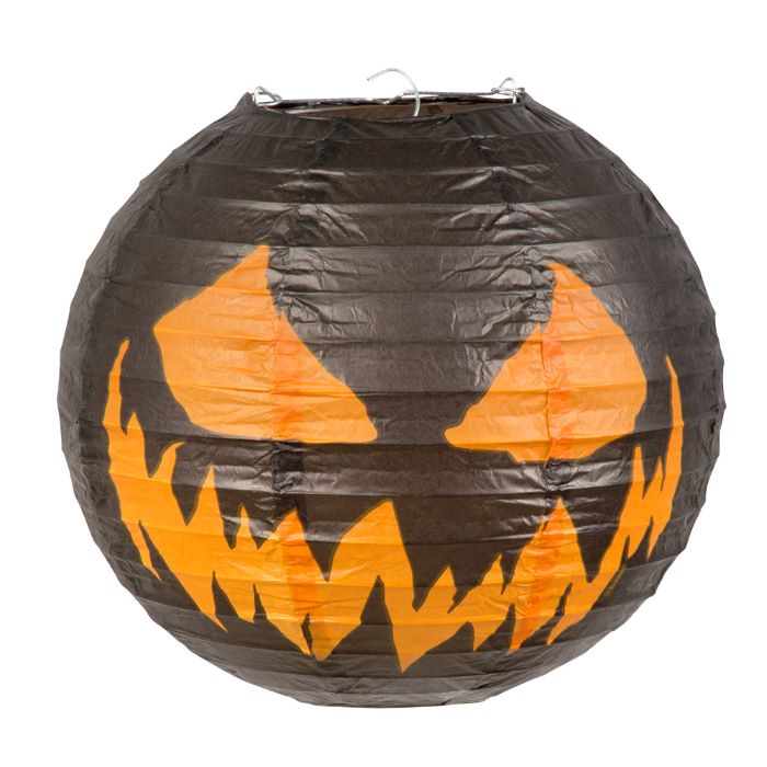 Skræmmende Halloween Græskar Lanterne - Ø 25 cm